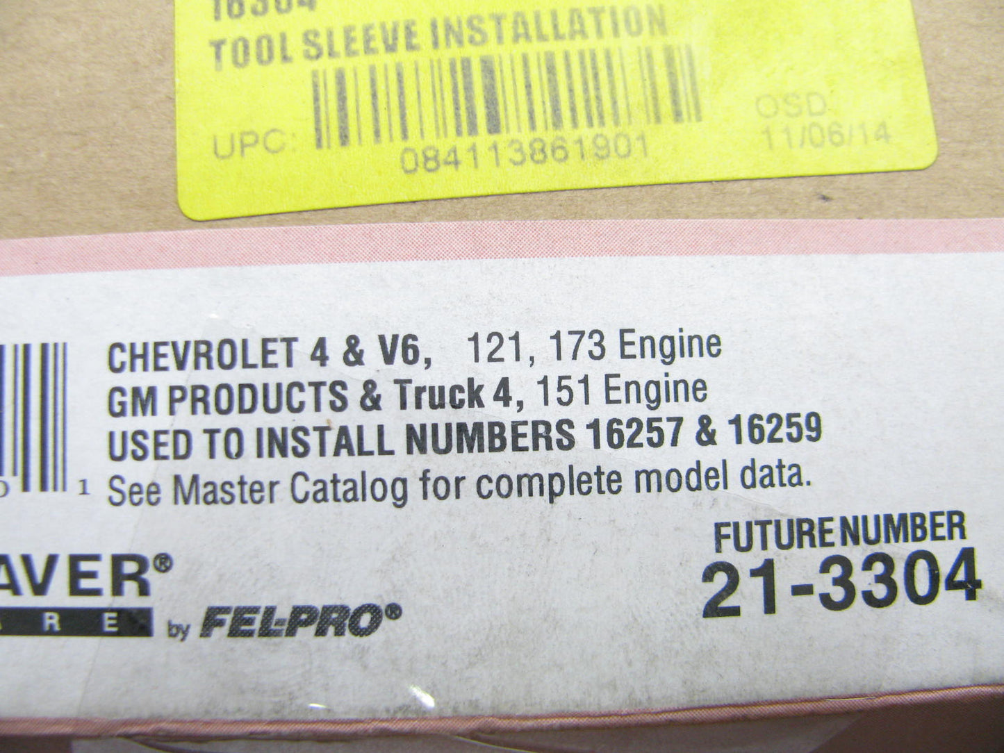 Fel-pro 16304 Main Bearing Repair Sleeve Tool