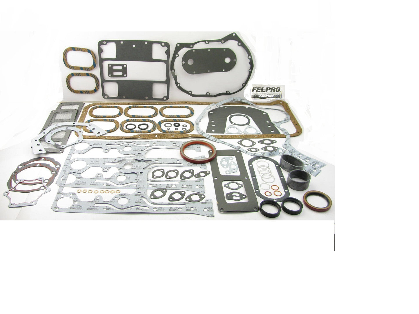 Fel-pro 17105 Engine Lower Gasket Set For Detroit Diesel Marine 6-71 High Block