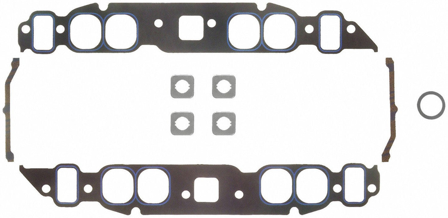 Fel-pro 17340 Intake Manifold Gasket Set Chevy Marine 454 Big Block V8 OVAL PORT