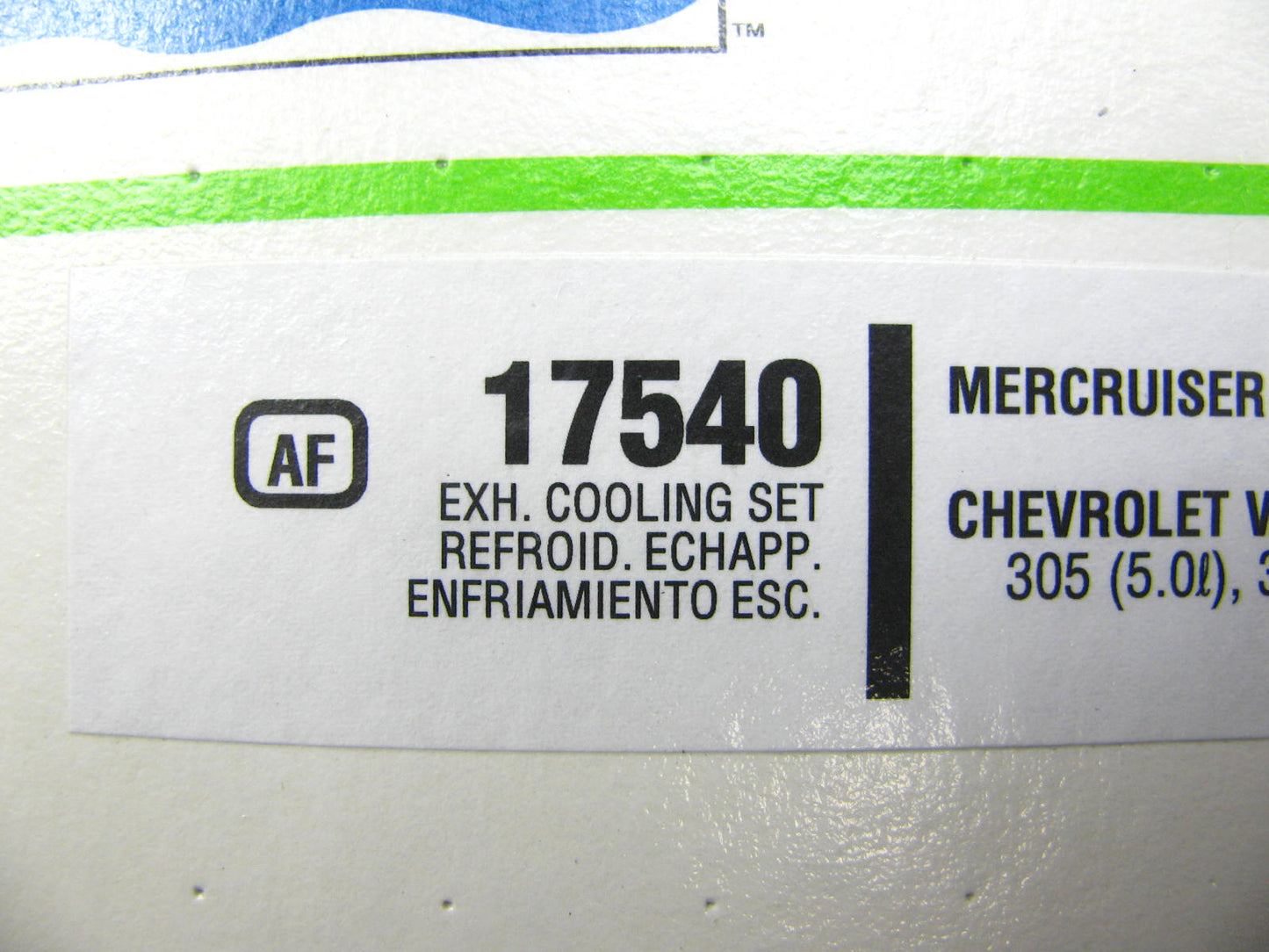 Fel-pro 17540 Exhaust Cooling Gasket Set For Mercruiser 305 350 454 502-V8