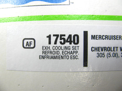 Fel-pro 17540 Exhaust Cooling Gasket Set For Mercruiser 305 350 454 502-V8