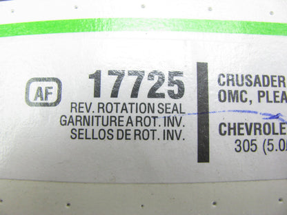 Fel-pro 17725 Rear Main Seal - Reverse Rotation Chevy Marine 5.0L 5.7L