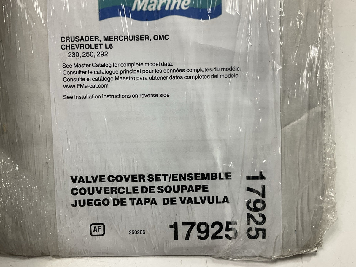 Fel-pro 17925 Marine Valve Cover Gasket Mercruiser Crusader GM 230 250 292 I6