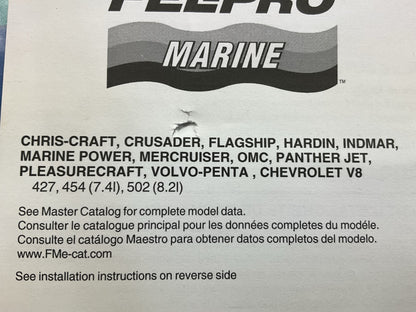 Fel-Pro Marine Valve Cover Gaskets Set For Chevy 454 502 V8 ChrisCraft, Mercury