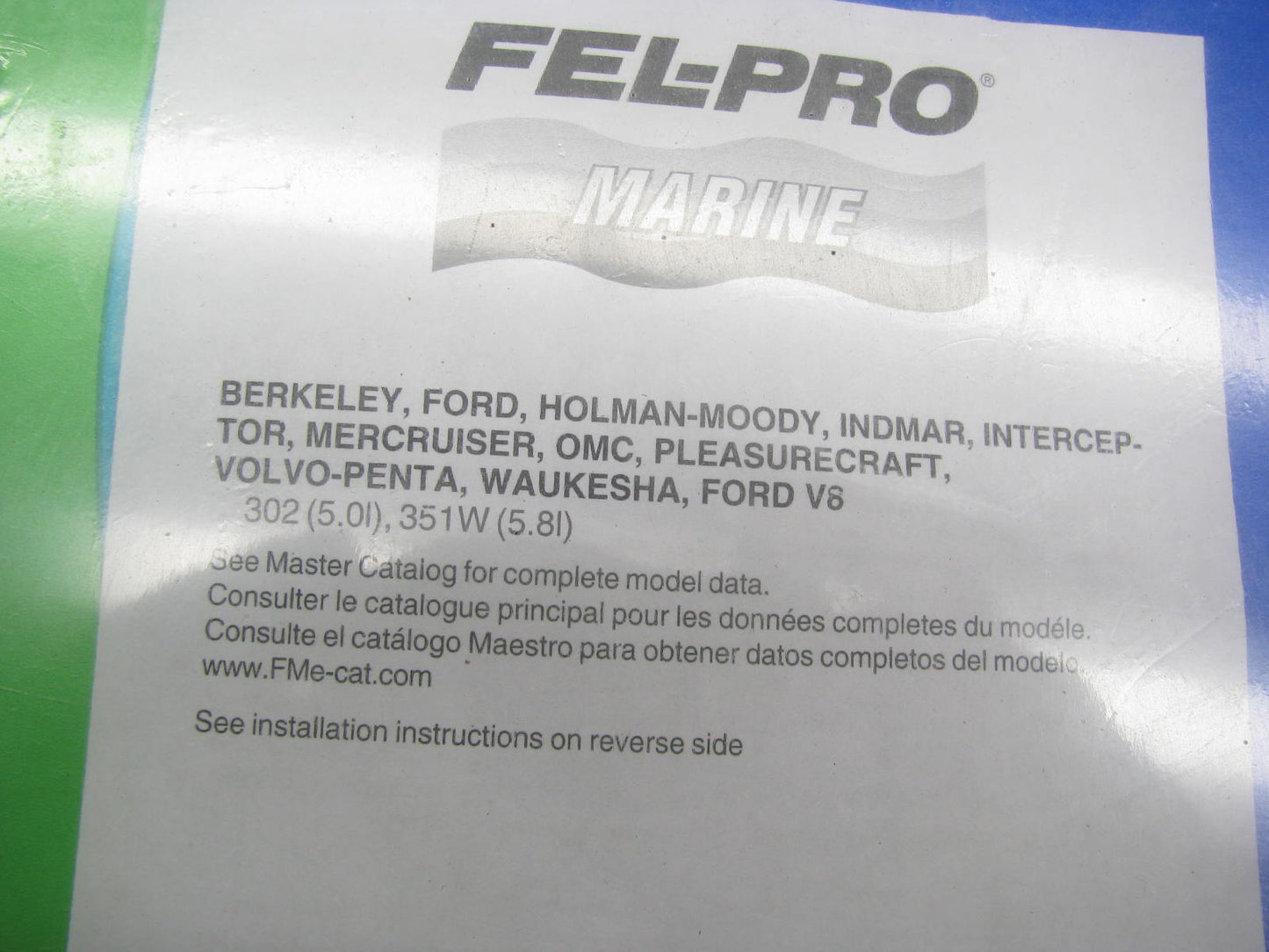 Fel-pro 17945 Engine Valve Cover Gaskets For Ford SBF Marine 302 351W-V8