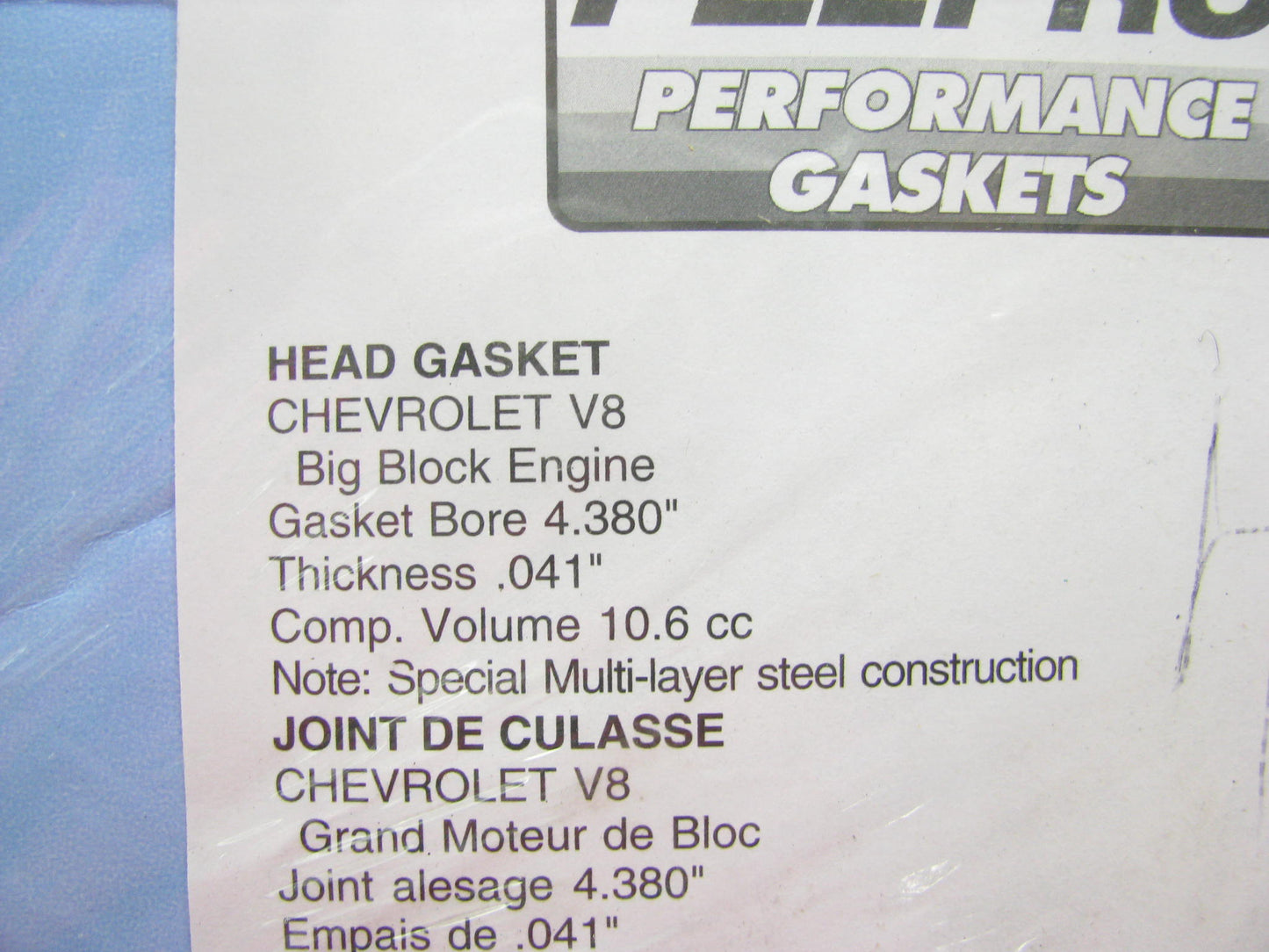 Fel-pro 1071-041 MLS Head Gasket - BBC Big Block Chevy 4.380'' Bore, .041'' Thick