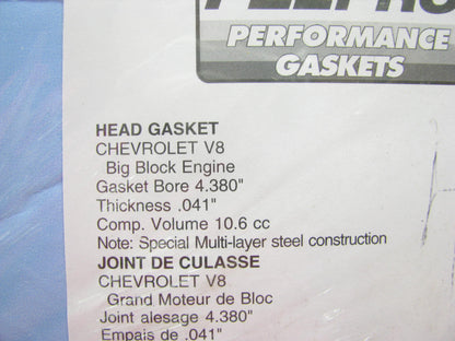 Fel-pro 1071-041 MLS Head Gasket - BBC Big Block Chevy 4.380'' Bore, .041'' Thick