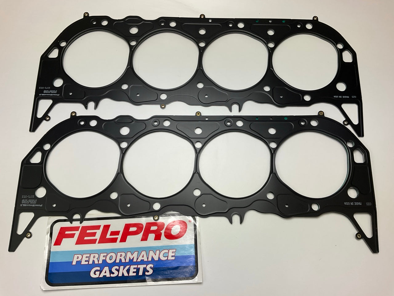 (2) Fel-pro 1071-053 MLS Head Gasket Chevy Big Block BBC 4.380'' Bore .053'' ThicK
