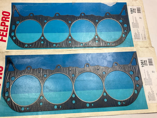 (2) Fel-pro 1081 Cylinder Head Gaskets Chevy Pro Stock 4.90'' Center .051'' Thick