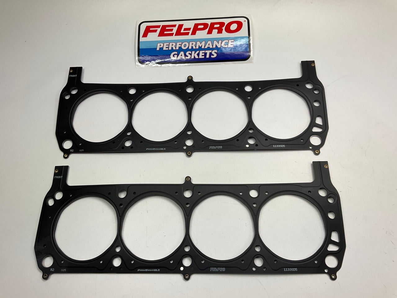 (2) Fel-pro 1133SD-5 Cylinder Head Gaskets MLS Ford  Windsor Small Block 4.100''