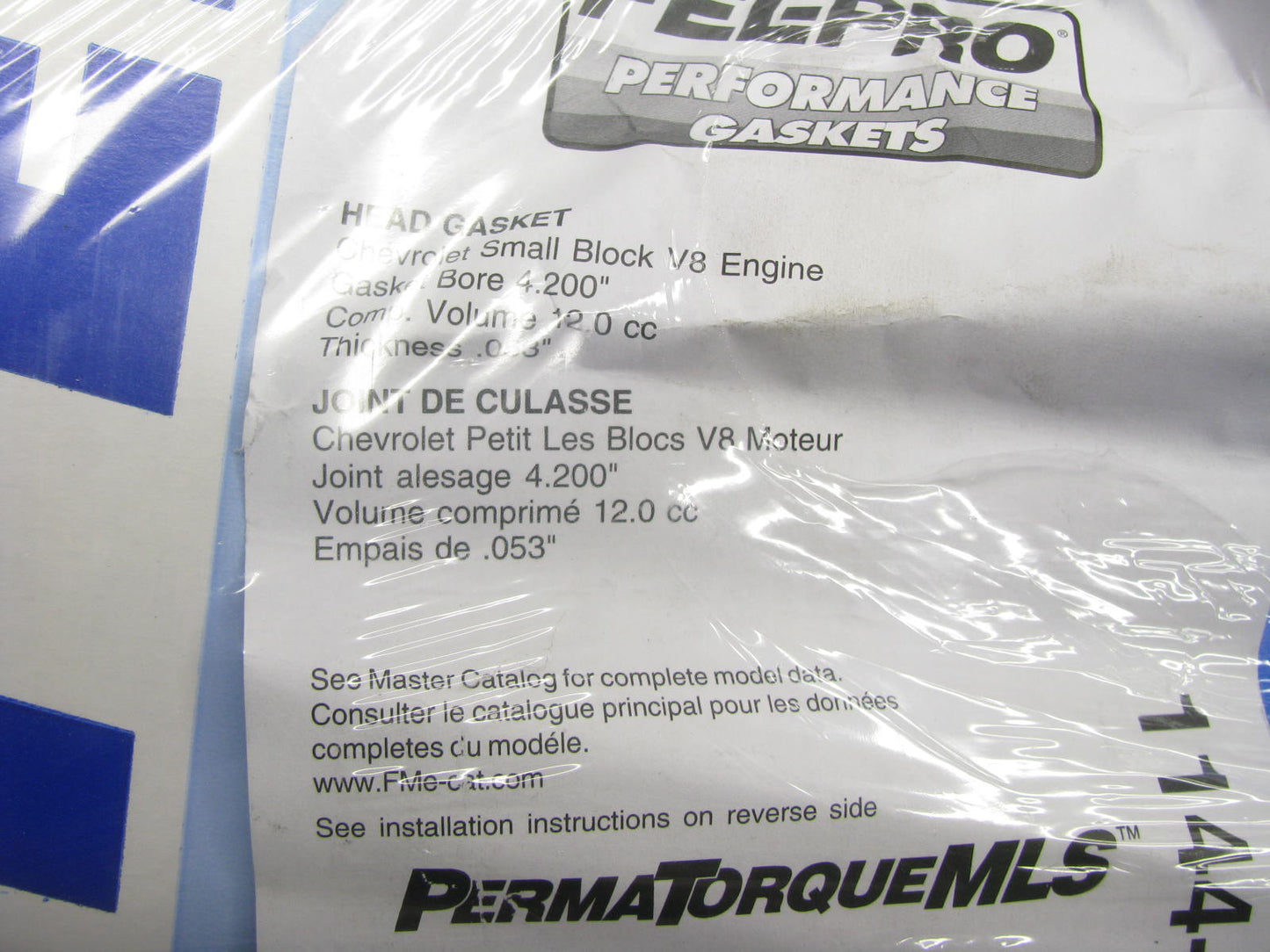 Fel-Pro 1144-053 Cylinder Head Gasket - 4.200 - .053 Thick - MLS - Chevrolet SBC