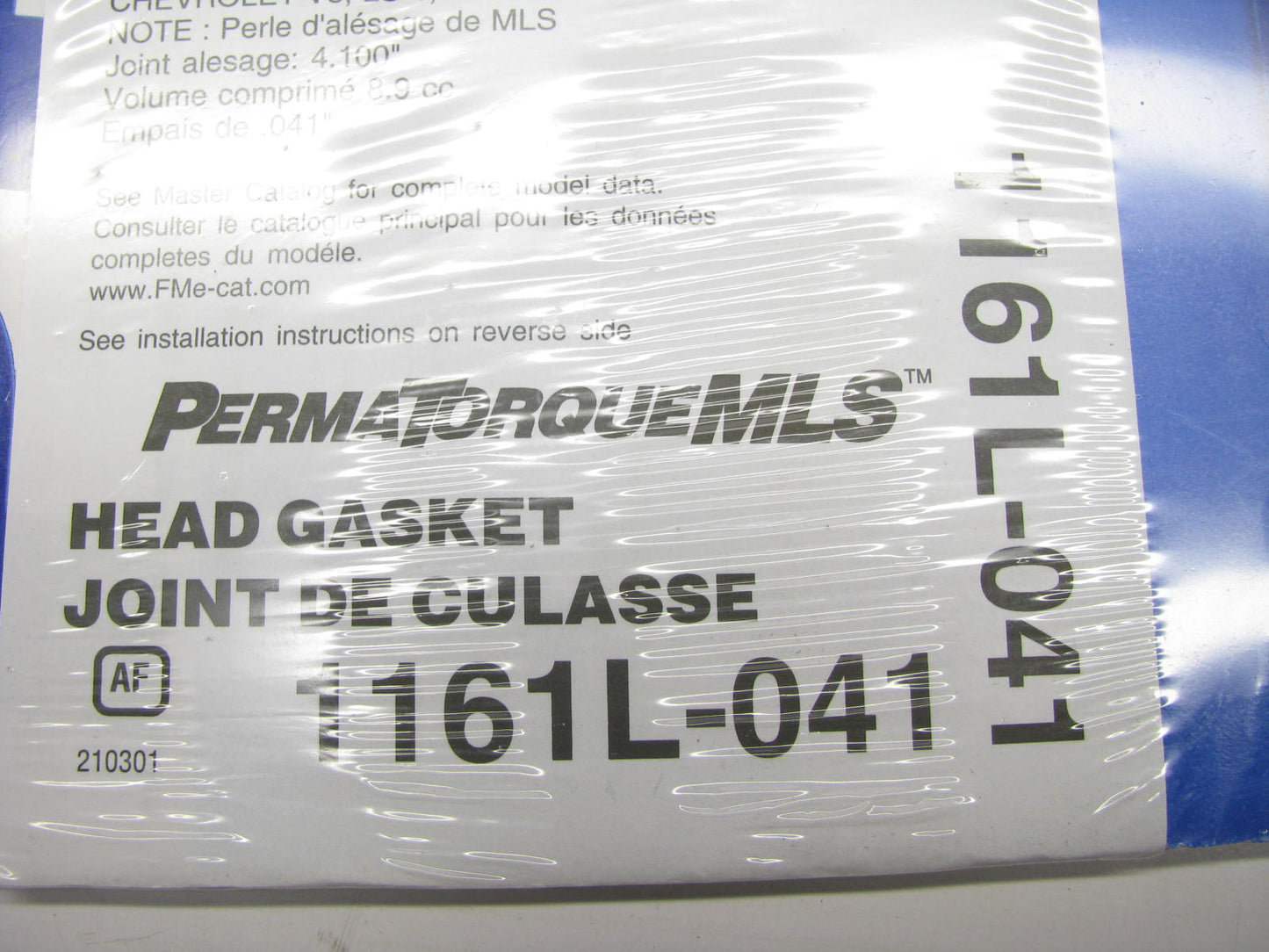 Fel-Pro 1161L-041 LEFT MLS Head Gasket - 4.100'' Bore, .041 Thick Chevy LS1, LS6