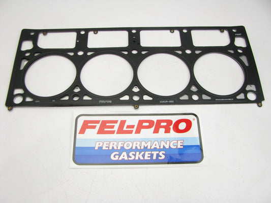 FEL-PRO 1161R Right Cylinder Head Gasket - Chevy LS1 / LS6 MLS Steel 4.100'' Bore