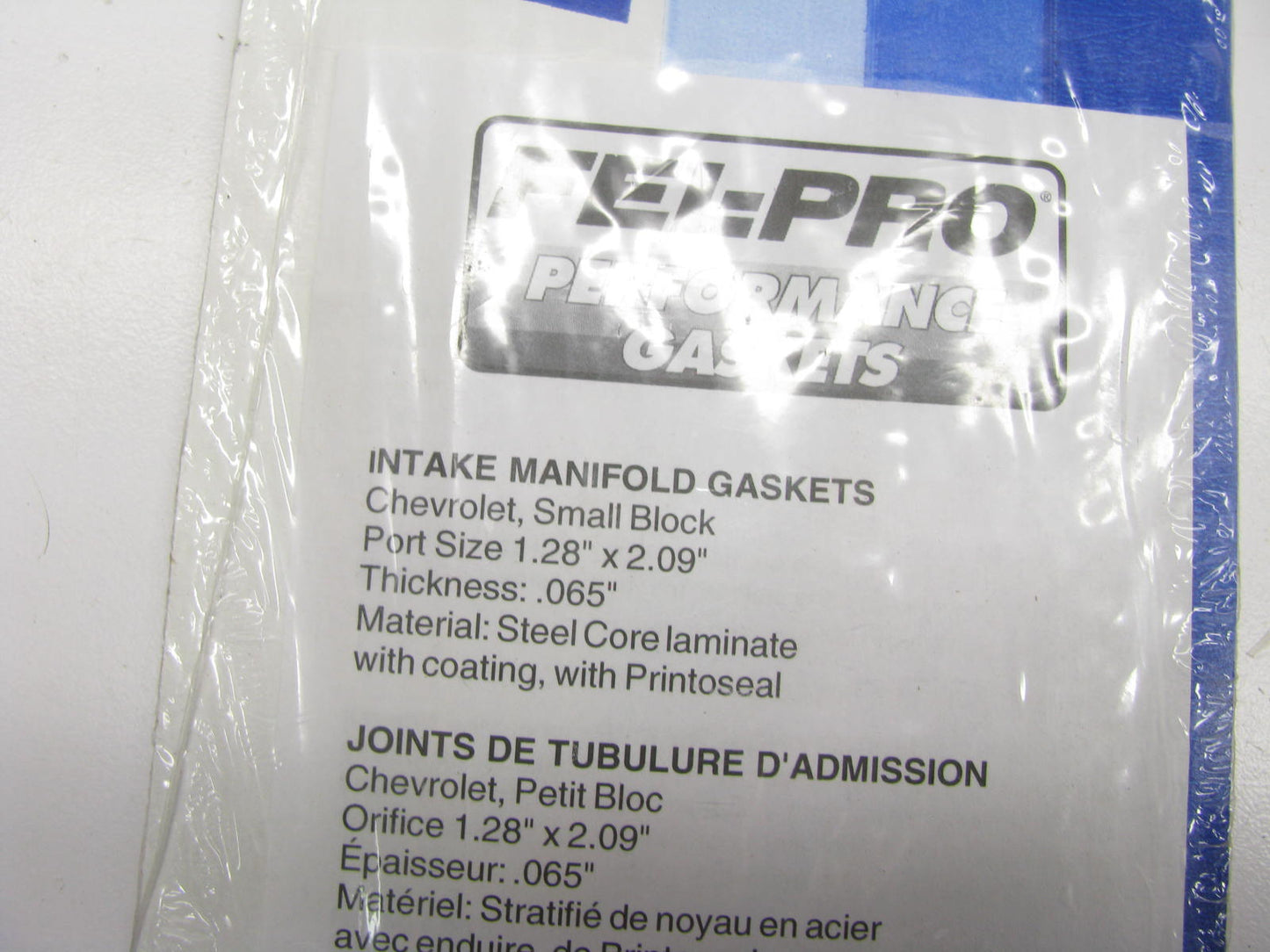 Fel-Pro 1205S-3 Small Block Chevy 1.28'' X 2.09'' Port Intake Manifold Gasket Set