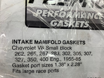 Fel-Pro 1207 Performance Intake Gasket Set 55-00 Chevy V8 Small Block 1.32X2.28''