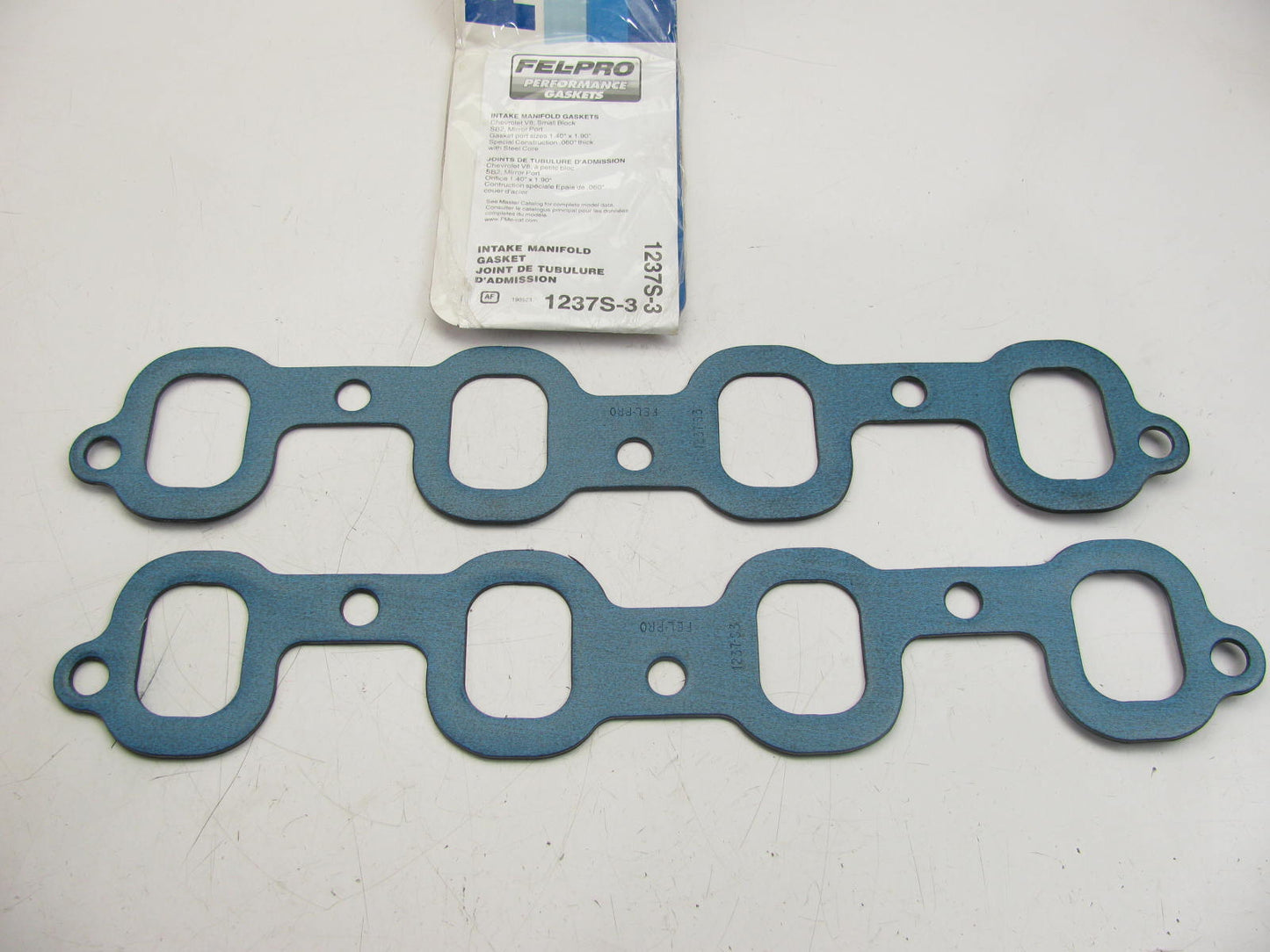 Fel-Pro Performance 1237S-3  Intake Gasket Set Small Block Chevy SB2 Mirror Port