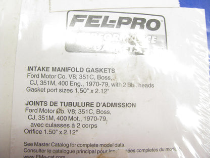 Fel-pro Performance 1240 Engine Intake Manifold Gasket Set - Ford 351C 351M 400