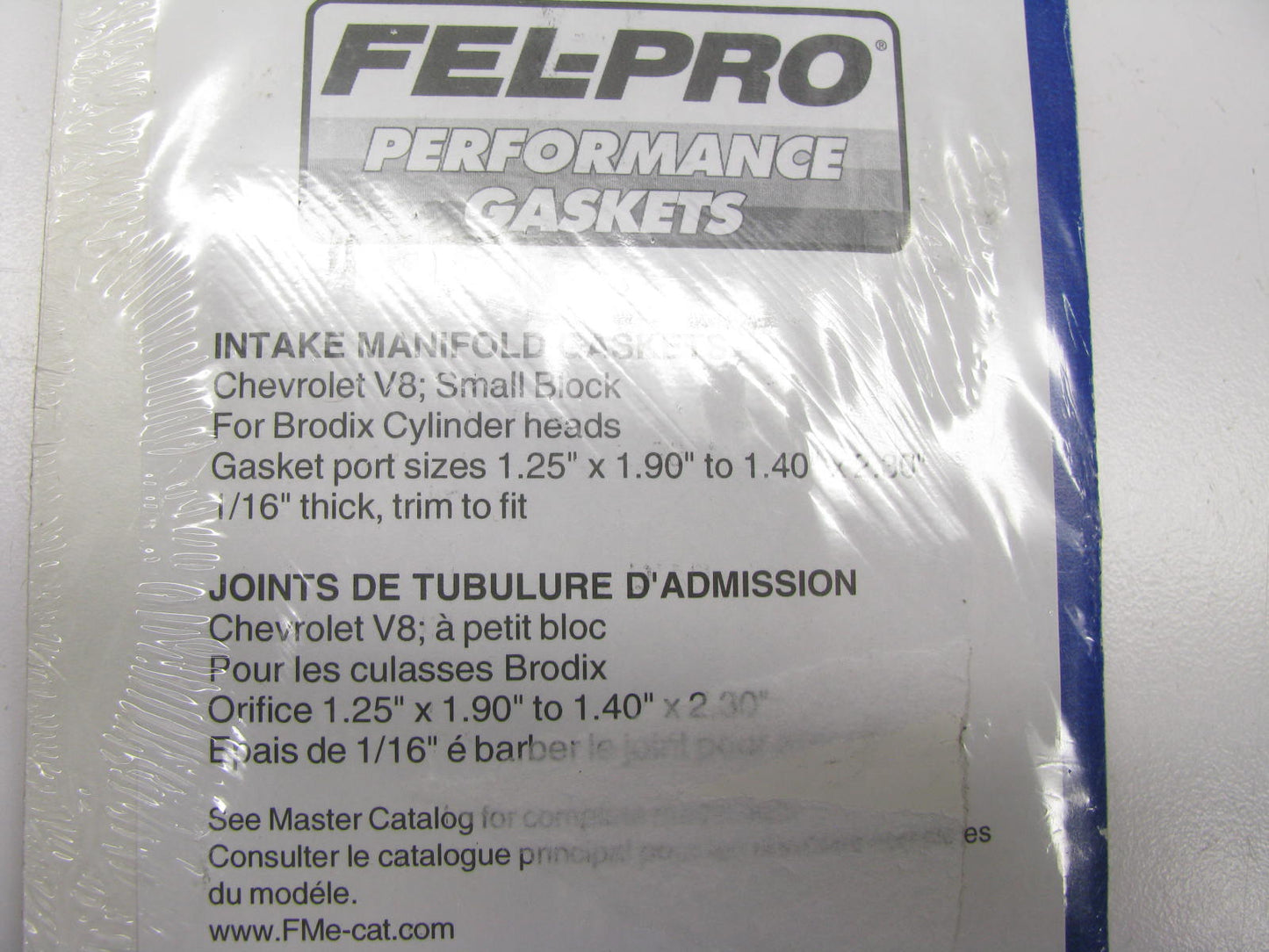 Fel-Pro Performance 1244 Intake Manifold Gasket Set - Chevy SBC W/ Brodix