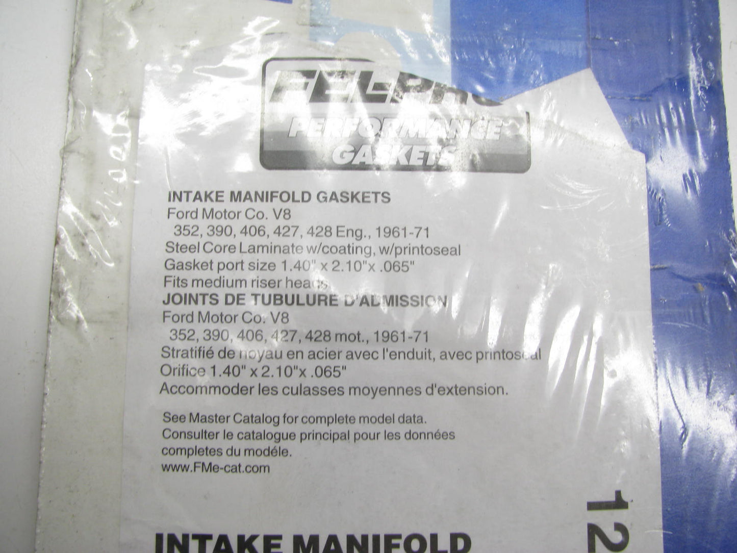 Fel-pro Performance 1247S-3 Intake Manifold Gasket Set 1961-71 Ford FE 352-428