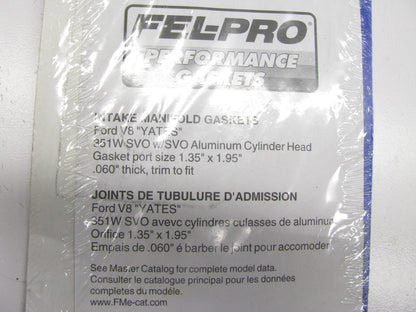 Fel-pro Performance 1253-3 Intake Gasket .060 In. Thick, Ford, 302 SVO/351 SVO