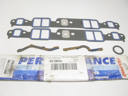 Fel-Pro 1256 SBC Intake Manifold Gasket Set 1.99'' X 1.23'' Stock Port .060'' Thick