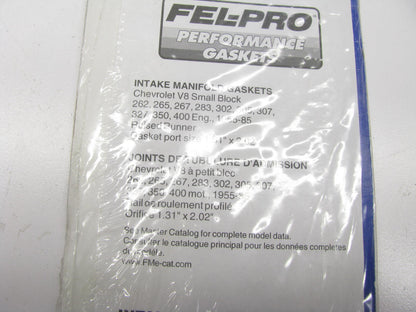 Fel-pro 1263 Performance Intake Gasket Set Chevy V8 Small Block 1.31'' X 2.02''