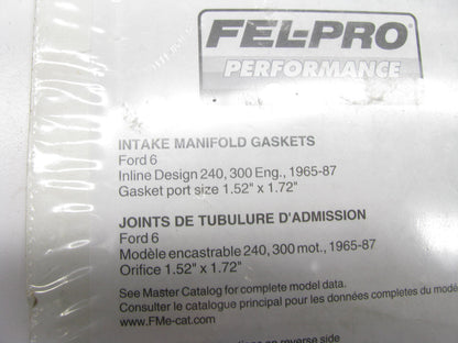 Fel-pro Performance 1264 Intake Gasket Set  060 In. Thick, Ford, 240/300, L6