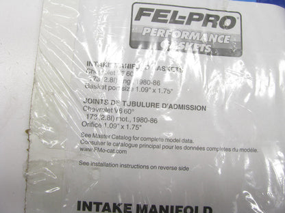 Fel-Pro Performance 1270 Intake Gasket Set - 1980-1986 Chevy 2.8L  1.09'' X 1.75''