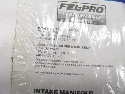 Fel-Pro Performance 1270 Intake Gasket Set - 1980-1986 Chevy 2.8L  1.09'' X 1.75''