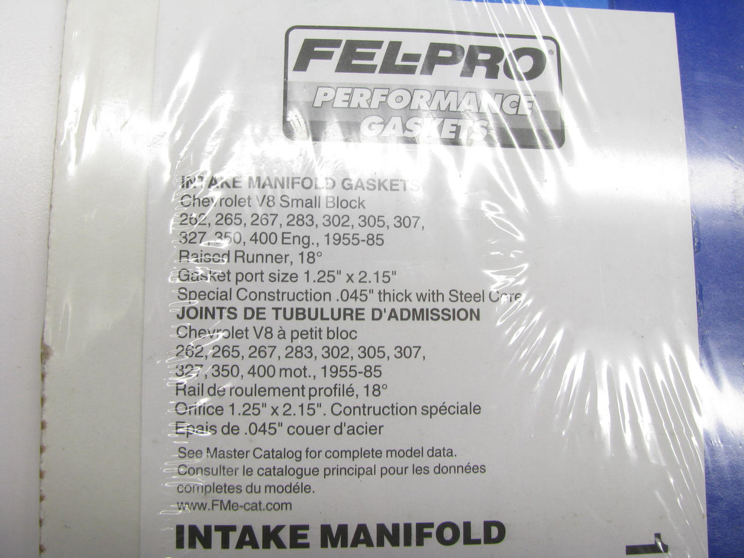 Fel-Pro Performance 1278S Intake Gaskets - Small Block Chevy SBC 18° High Port