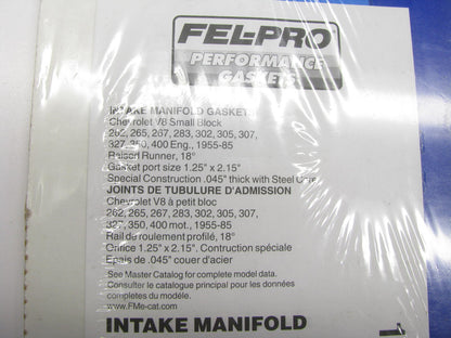 Fel-Pro Performance 1278S Intake Gaskets - Small Block Chevy SBC 18° High Port