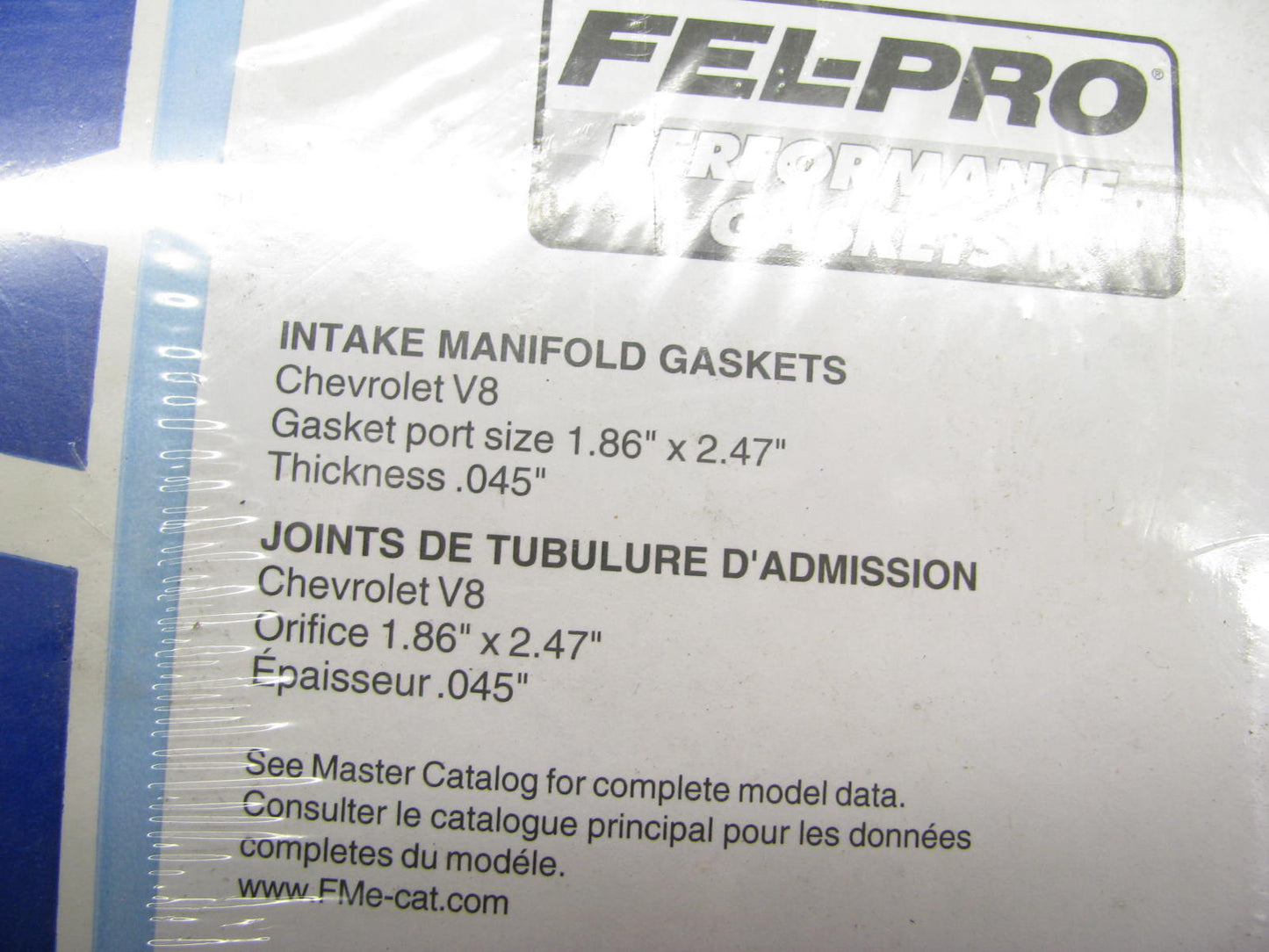 FEL-PRO 1306 Intake Manifold Gasket Set - Big Block Chevy BBC 1.86''x2.47'' Ports