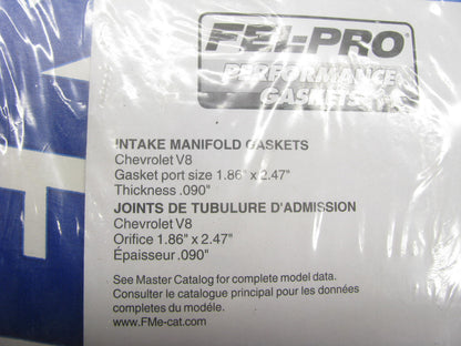 Fel-pro 1306-4 Intake Manifold Gaskets For BBC 1.85'' X 2.45'' Port .060'' Thick