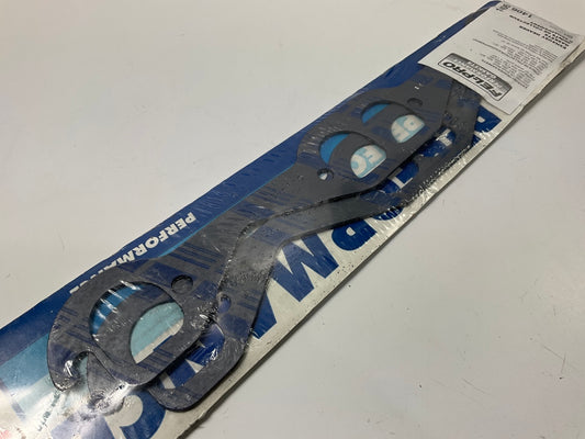 Fel-pro 1406 Exhaust Manifold Gasket Set 55-85 Chevy V8 Small Block 1.53''X1.63''