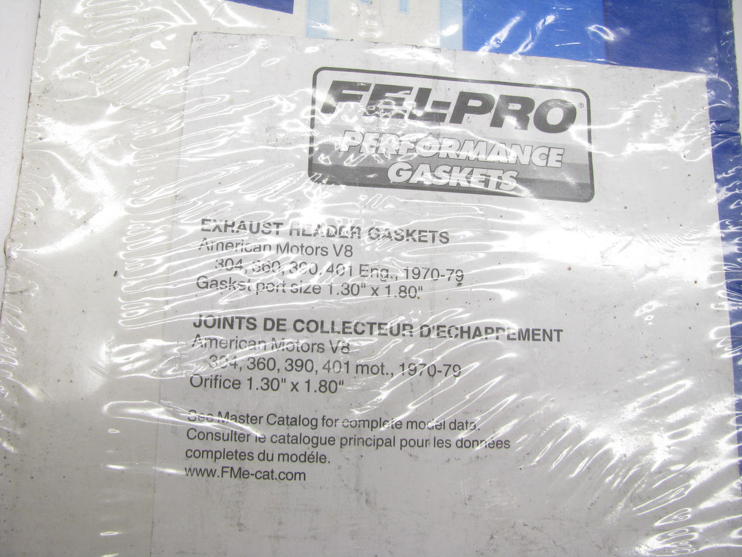 Fel-Pro Performance 1434 Exhaust Manifold Gasket Set For AMC 304 360 390 401-V8