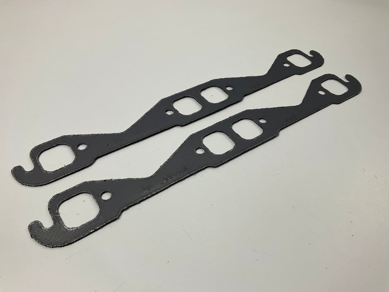 FEL-PRO 1444 Exhaust Manifold Gasket Set Small Black Chevy SBC Stock Port Size