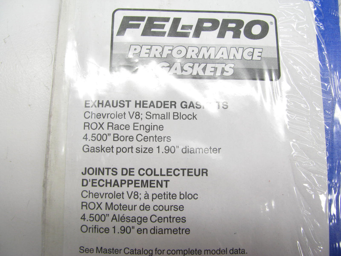 FEL-PRO 1450 Exhaust Header Gasket Set - Small Block Chevy SBC ROX Race Engines