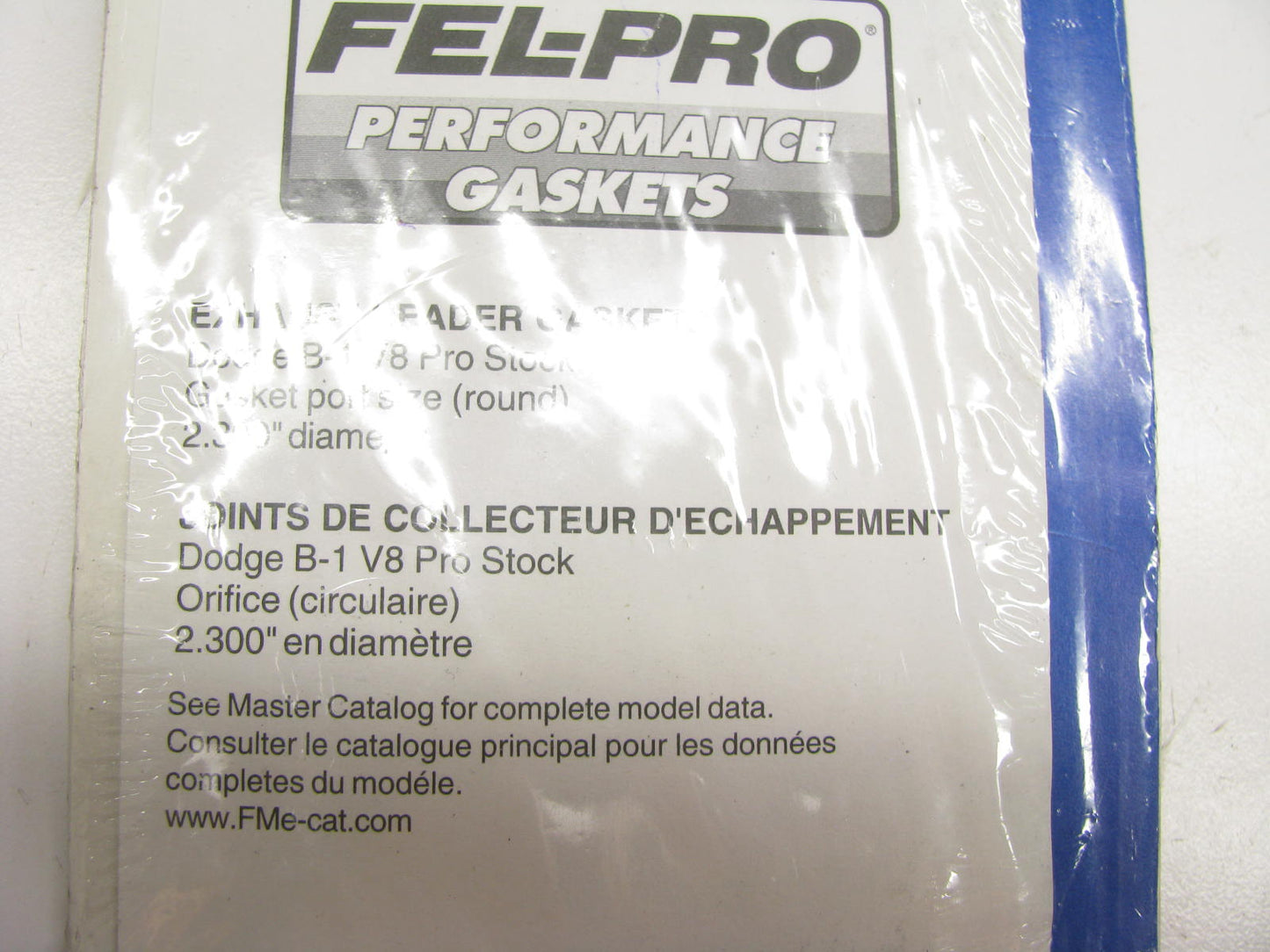 Fel-pro Performance 1492 Exhaust Gasket For Chrysler  Pro Stock V8 500, B1/TS