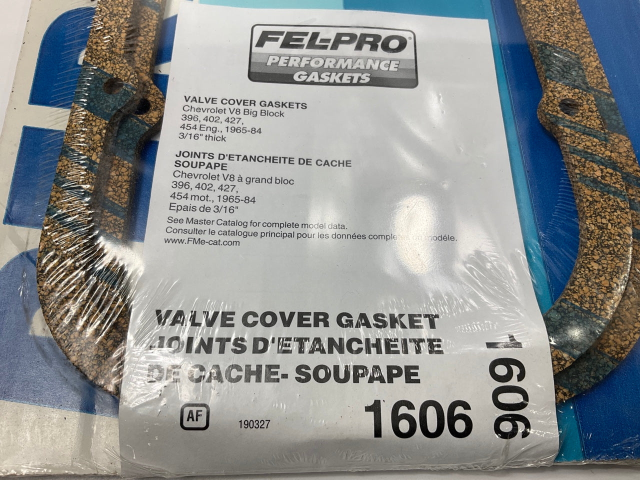 Fel-pro Performance 1606 Valve Cover Gasket Set - Big Block Chevy 3/16'' Thick