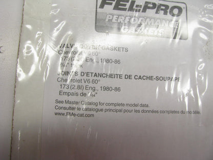 Fel-pro Performance 1624 Valve Cover Gasket Set For 1980-1989 GM 2.8L V6