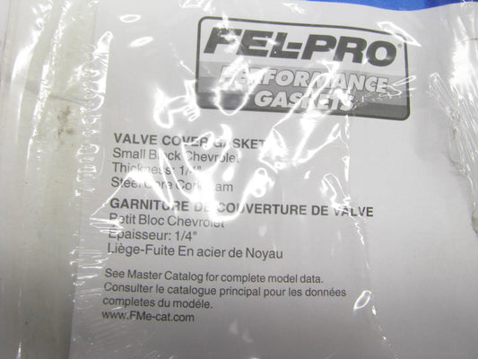 Fel-Pro Performance 1649 Valve Cover Gasket Small Block Chevy V8 1/4'' Thickness