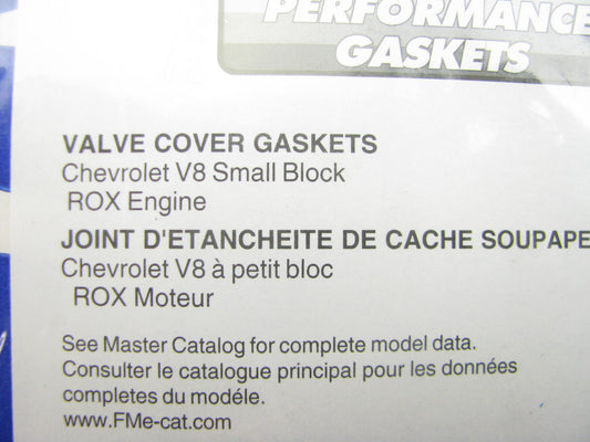 Fel-pro 1651 Performance Valve Cover Gasket Set Chevy V8 Racing SB ROX 4.500'' B.