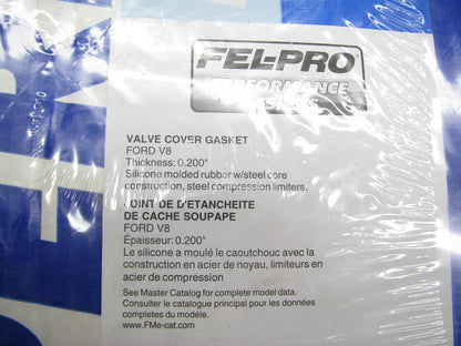 Fel-pro 1684 Performance Valve Cover Gasket Set 1962-01 Ford 260 289 302 351W V8