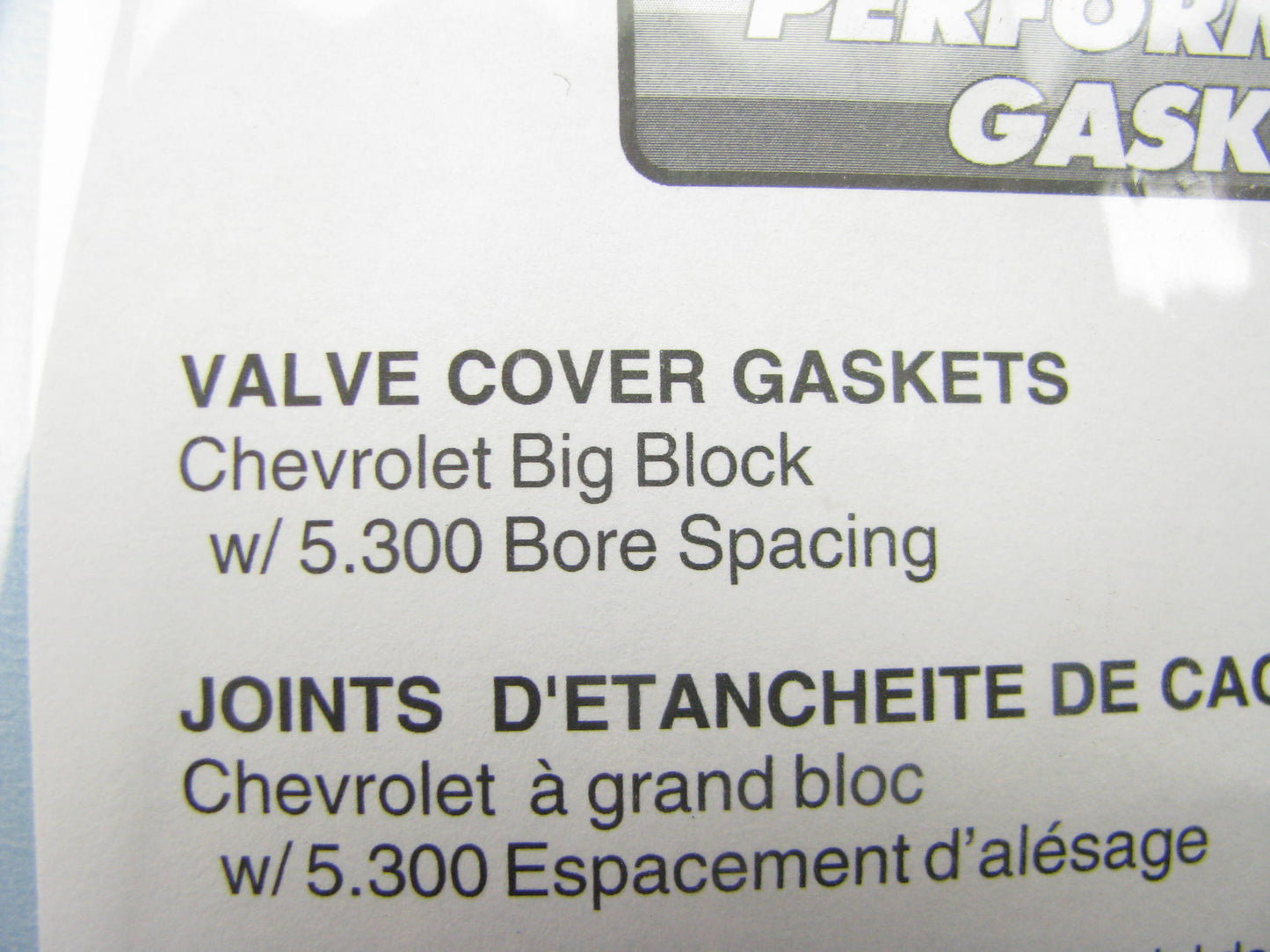 Fel-pro Performance 1700 Valve Cover Gasket Set For Chevrolet BBC W/ 5.300'' Bore