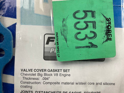 Fel-Pro 1701 Performance Valve Cover Gasket Set Chevrolet BBC V8 0.094'' Thick