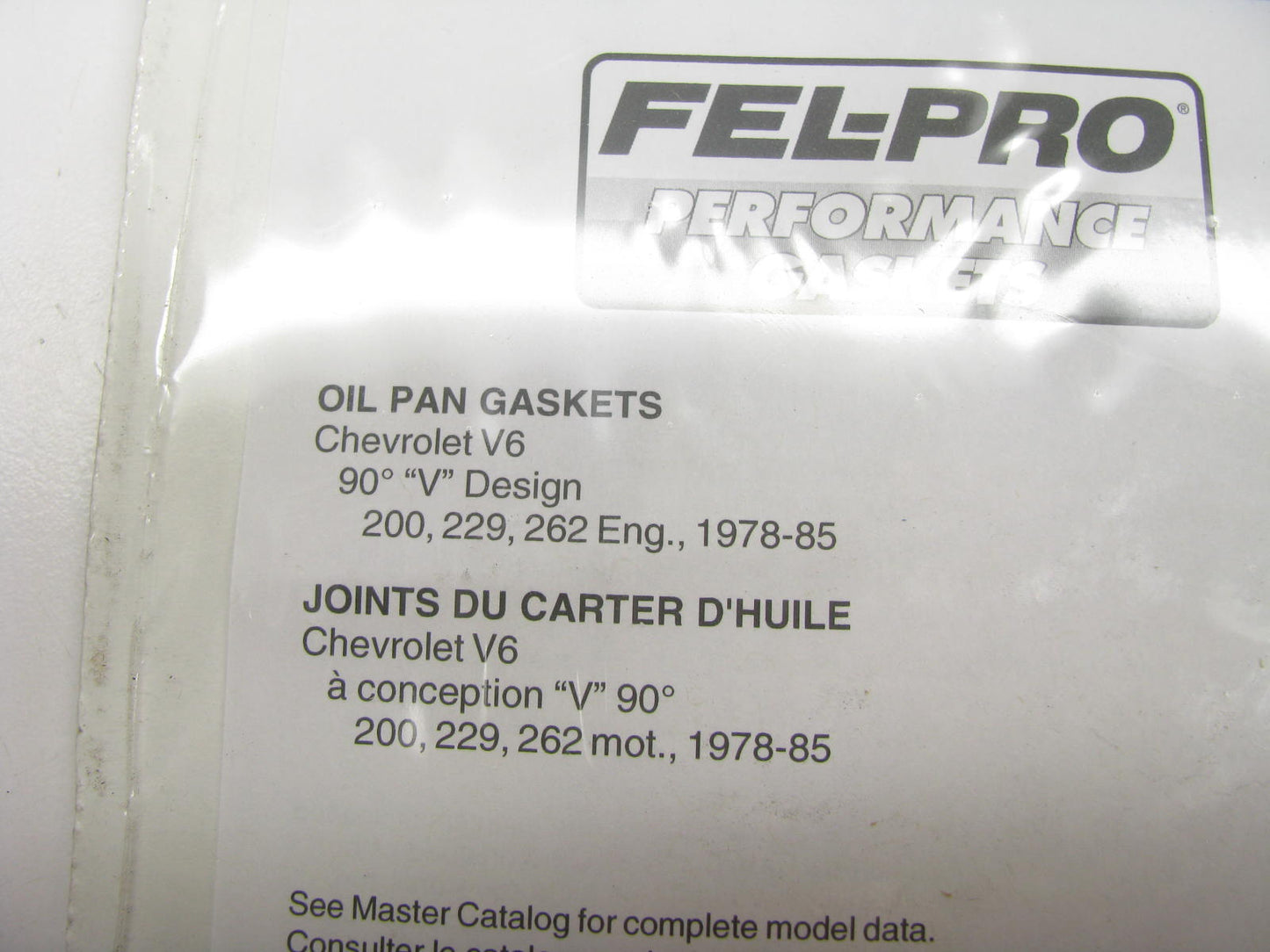 Fel-pro Performance 1801 Engine Oil Pan Gasket Set For 78-89 GM V6 Various