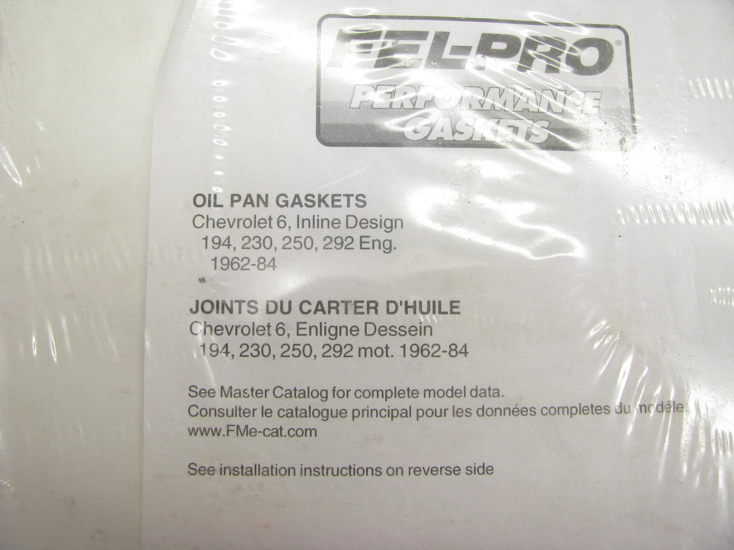 Engine Oil Pan Gasket 1955-85 Chevy L6 Fel-pro Performance 1819