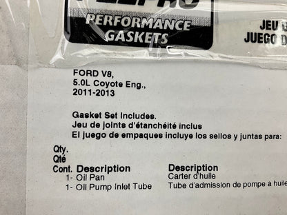 Fel-pro 1897 Performance Engine Oil Pan Gasket 0.175'' - Ford Coyote 5.0L-V8