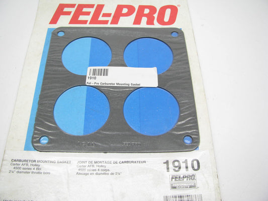 Fel-pro 1910 Carburetor Mounting Gasket Carter AFB Holley 4500 4Bbl 2.25 Bore