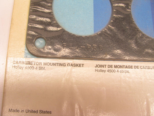 Fel-pro 1912 Carburetor Mounting Gasket For Holley 4500 4-BBL